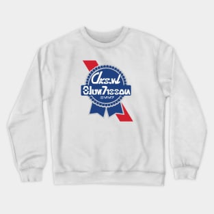 Galactic Blue Ribbon Crewneck Sweatshirt